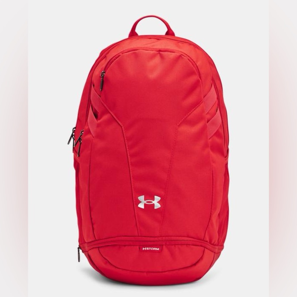 Under Armour Hustle 5.0 Red Backpack (New!)